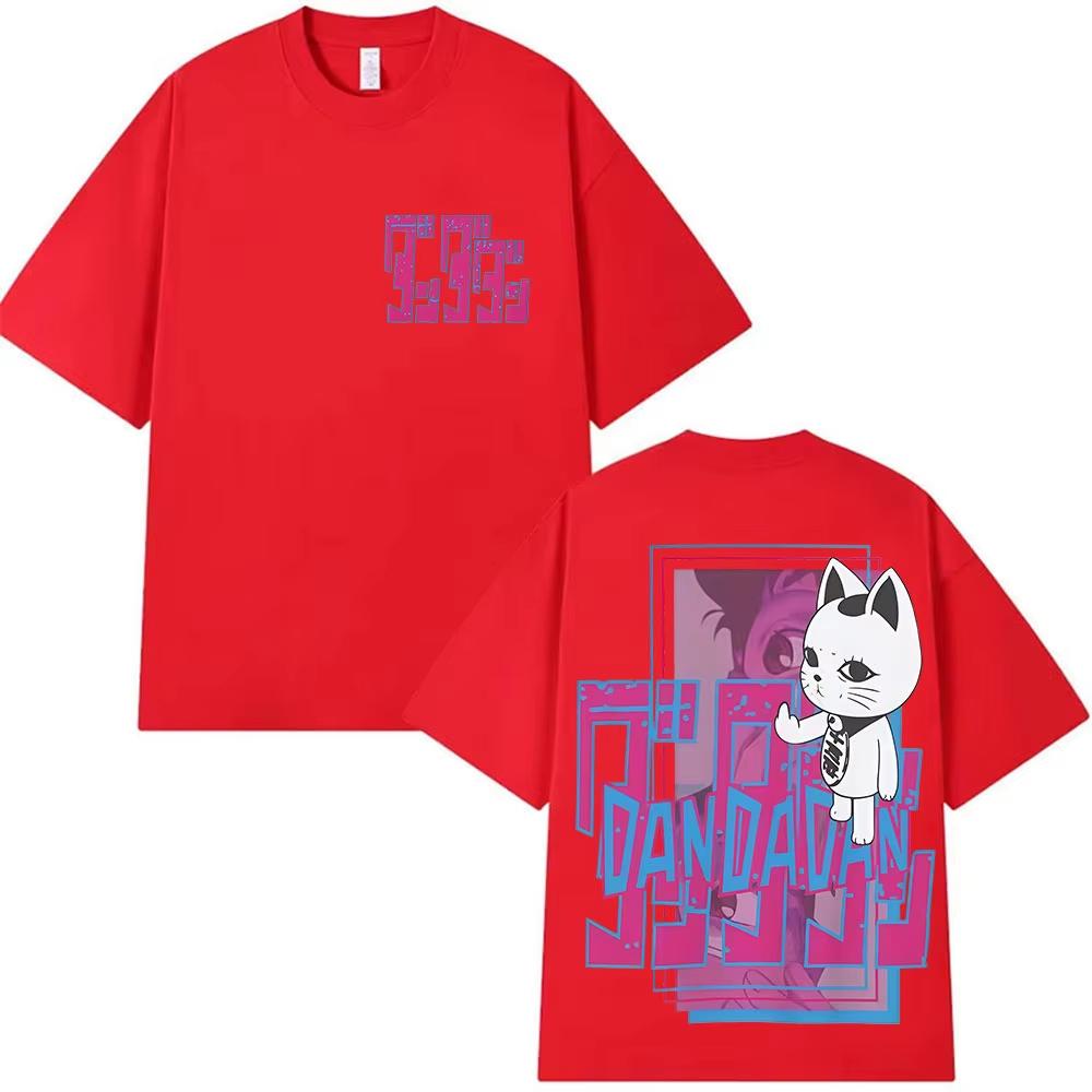 2026 Japanese Anime Danda Danda Turbine Grandma Tshirt for Unisex and Women with An Oneck Design Streetwear Style