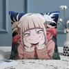 M-My Hero Academia-MT Himiko Toga Kissenbezug Komfort Sofa Bett Seidig Elegant Versteckter Reißverschluss Kissenkissenbezug
