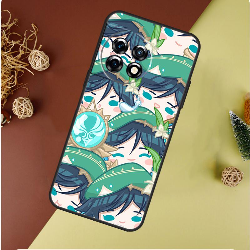 Genshin Impact Game For OnePlus 13 13R 12 12R 11 9 10 Pro 8T 9RT 10T 10R N20 N30 Nord CE 2 3 4 Lite Phone Case