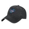 SuperUnisexs Logo  Unisex Baseball Cap Distressed Denim Washed Hats Cap Retro Outdoor Activities Adjustable Headwear