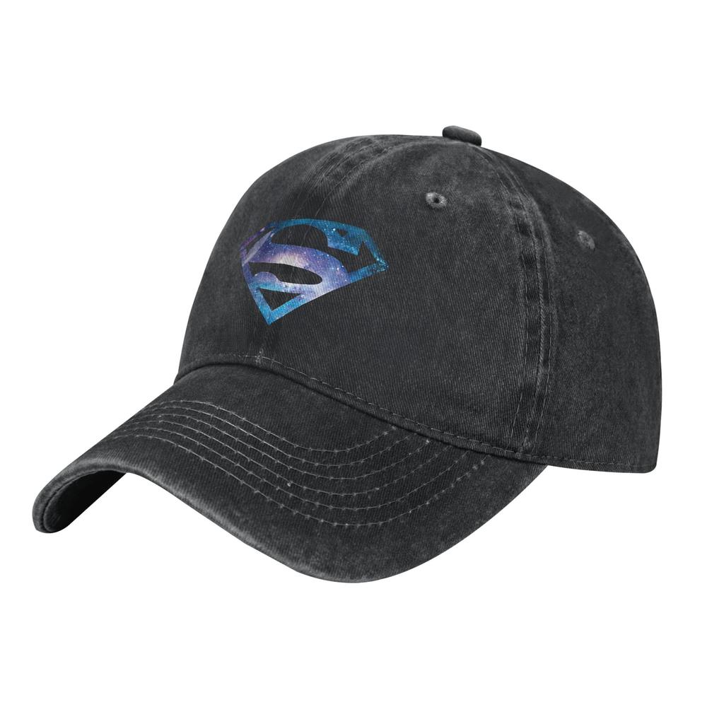 SuperUnisexs Logo Unisex Baseball Cap Distressed Denim Washed Hats Cap Retro Outdoor Activities Adjustable Headwear