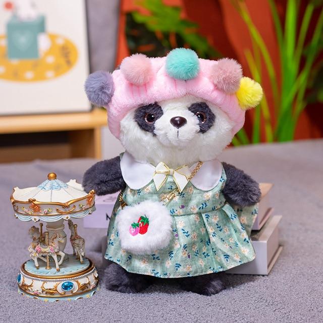 1pc 30cm Cute Lalafanfan Panda Plush Toys Lovely Bear With Dolls Stuffed Soft Animal Pillow Birthday Gift For Baby