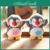 Cute Penguin Plush Toy Keychain Soft Pp Cotton Backpack Charm Gift For Kids Teens