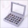 Earrings Ring Storage Square Box Holder Jewery Display Foldable Case