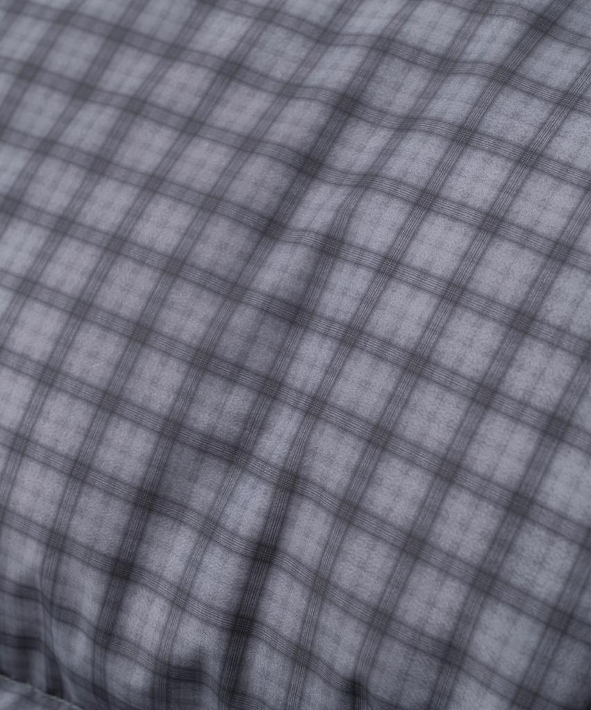 Millo Archive Plaid Pattern Duck Down Padded Jacket [Smoke Grey]