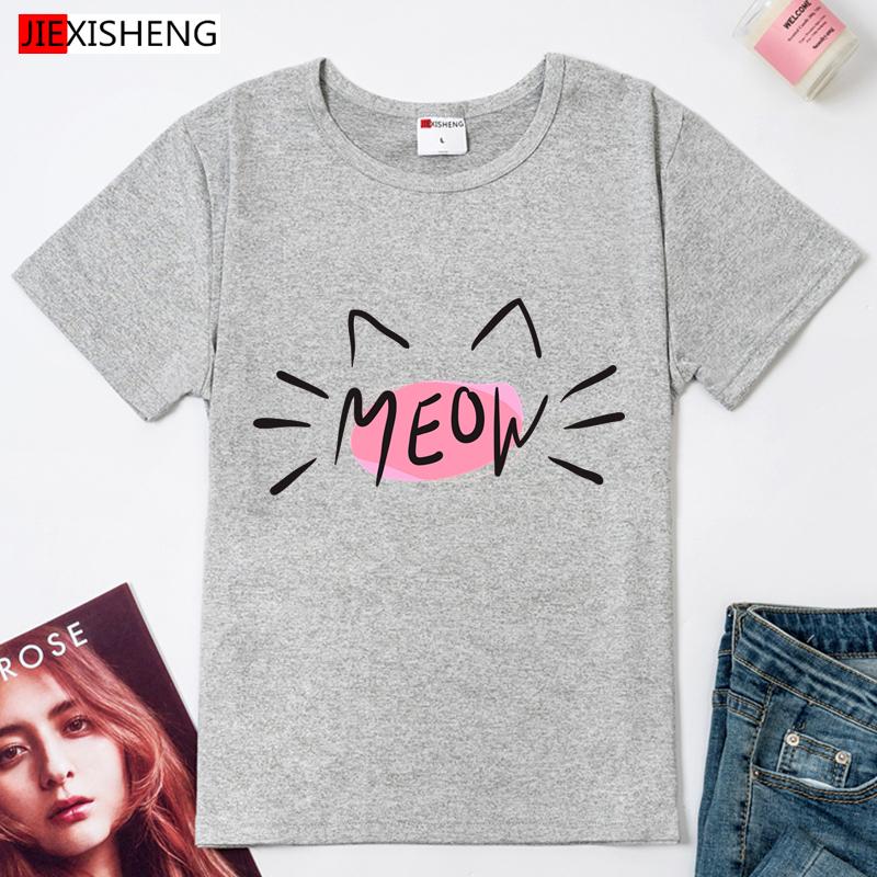 2025 Summer Kawaii Letter Print Women T Shirt Casual Short Sleeve O-Neck Brand T-Shirt Cute White Femme Tee Shirt Hh324