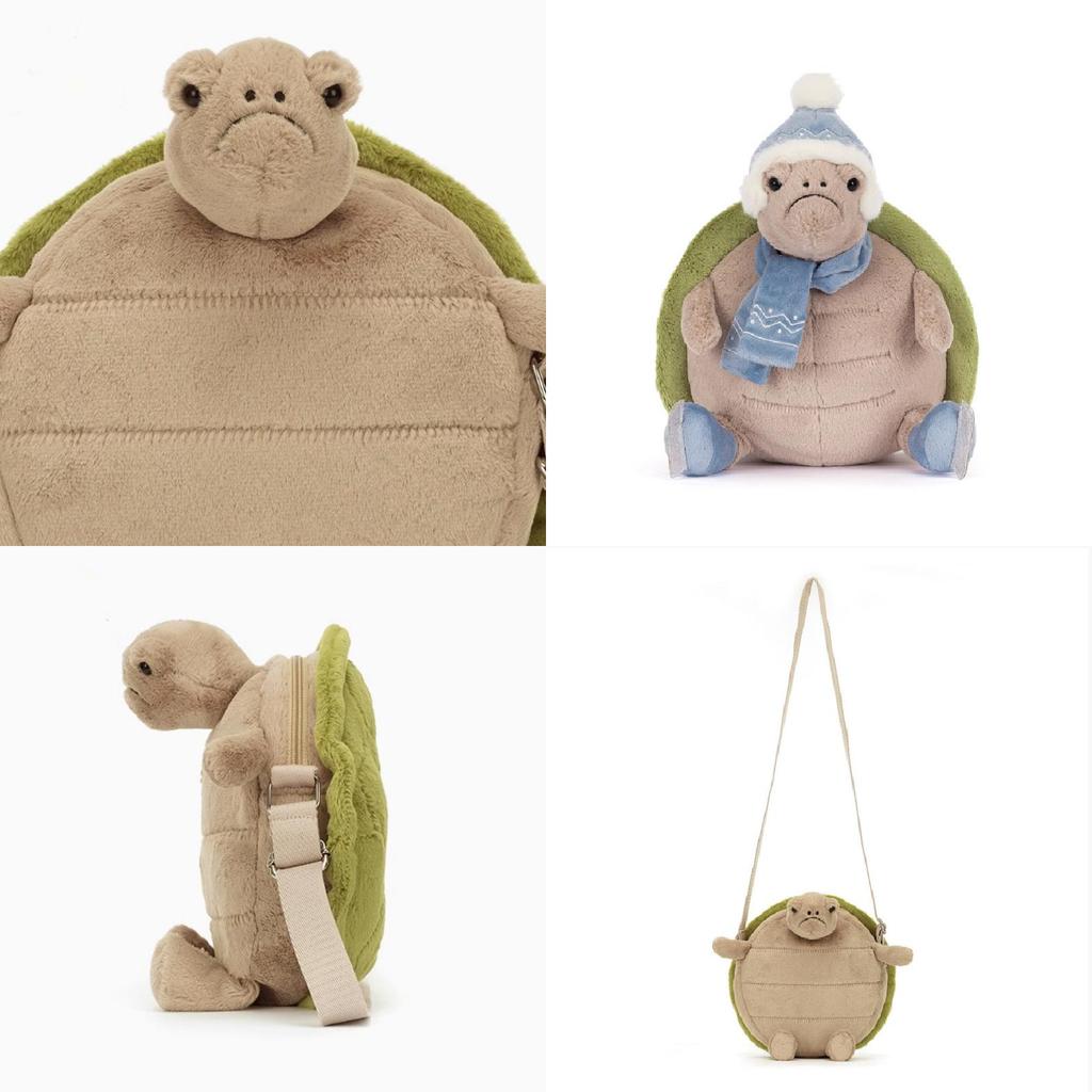 Timi Turtle Plush Bag With Soft Filling For Girls Gift And Comfort