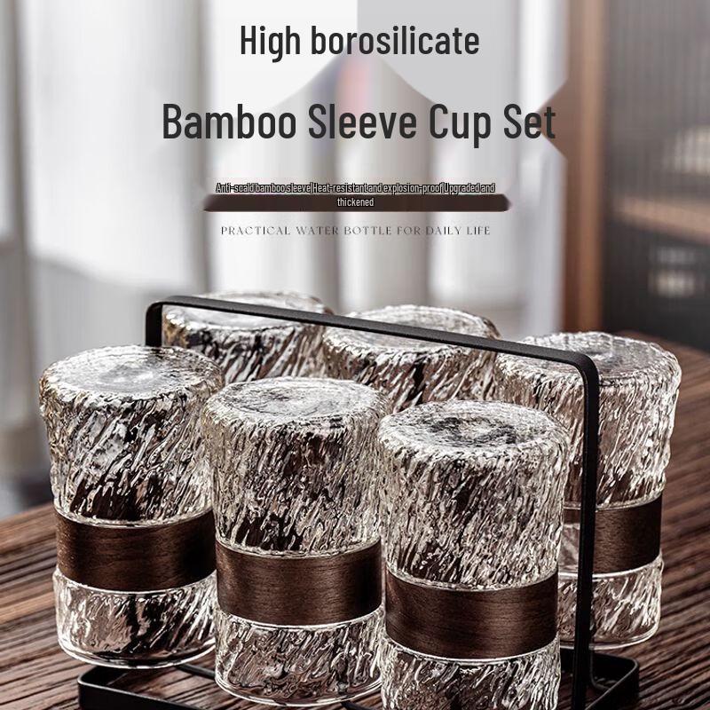 Jia Kang Ming Embossed Heat-Resistant Glassware Set