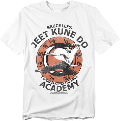 Popfunk Bruce Lee Jeet Kune Do Akademie T-Shirt, Grau
