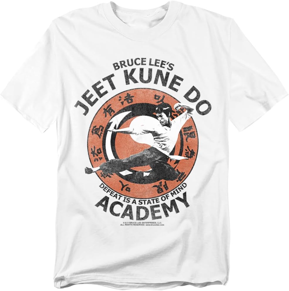 Popfunk Bruce Lee Jeet Kune Do Academy T-Shirt, Grey S