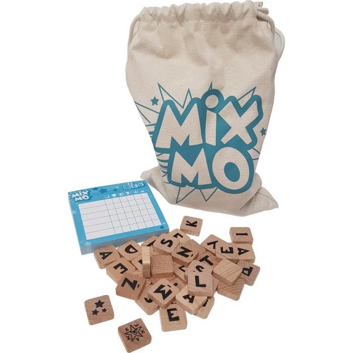 Jeu de société Mixmo - Asmodee - 2 à 6 joueurs - A partir de 8 ans - Construisez votre grille de mots