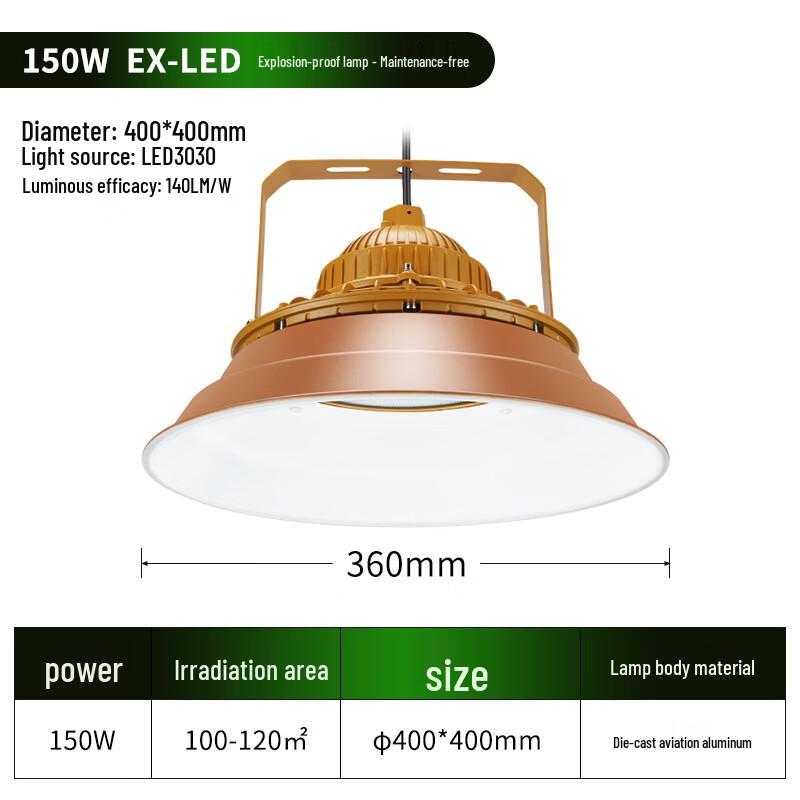 Weibaida LED Explosion-Proof Industrial Pendant Light