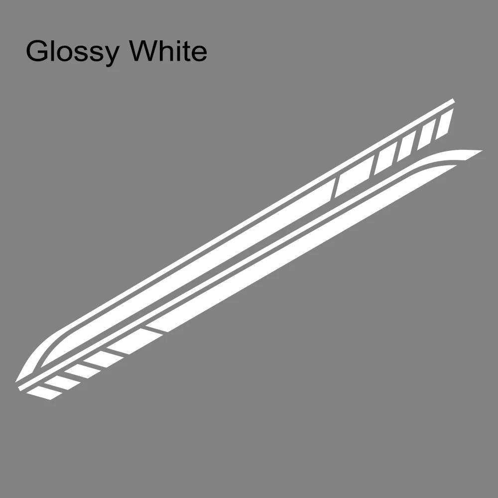 2PCS DIY Car Both Sides Body Stickers Stripes Waterproof Auto Door Decals Automobiles Products Car Wrap Vinyl Film Accessories