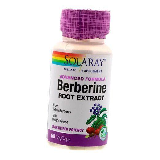 Berberine, Berberine Root Extract, Solaray 60vegcaps (71411007)