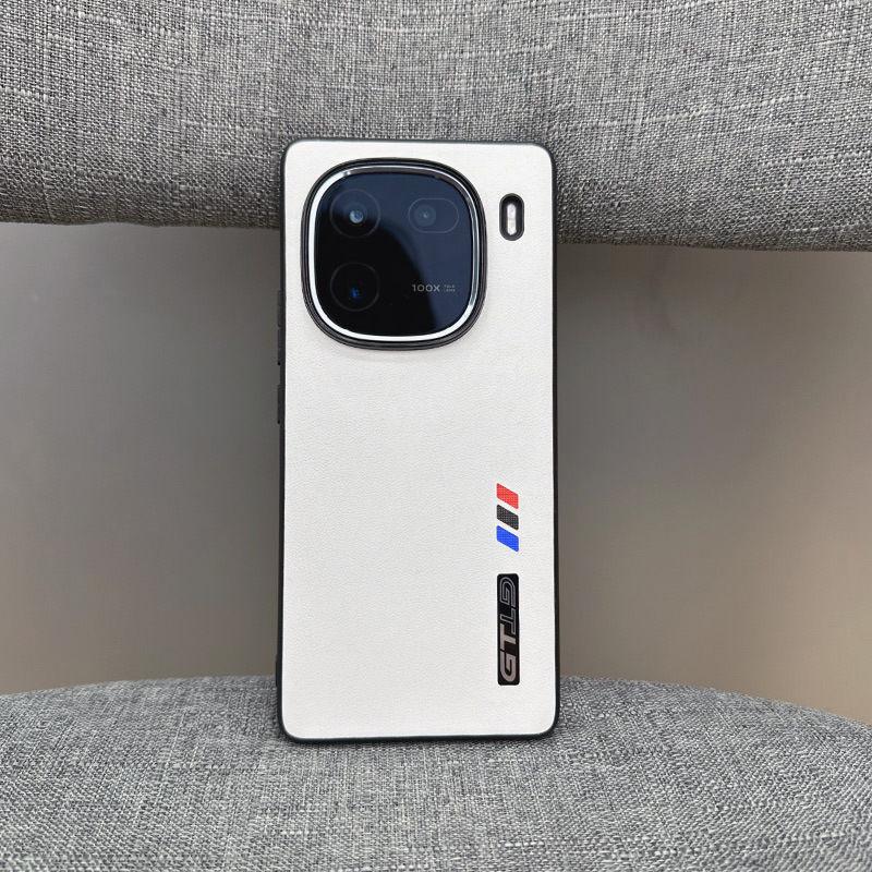 For IQOO Z9 IQOO Z9 Turbo IQOO Co-branded BMW GT Design Tech Leather Shock Proof Case