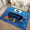 15 Sizes S-Sesame S-Street Theme Carpet Rug for Living Rooms Bedroom Entrance Door Decor Mat, Kids' Play Non-slip Mat Great Gift