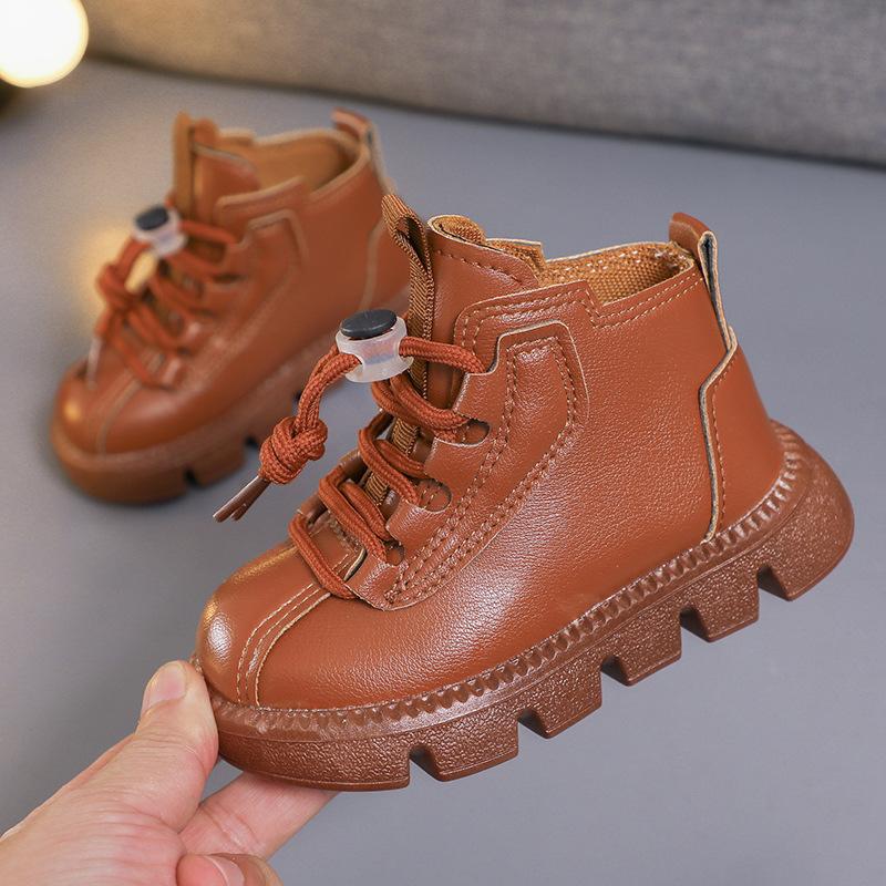 Children's Martin boots autumn new girls' short boot anti slip girl boot fashion kids boots versatile girl shoes botas para niña