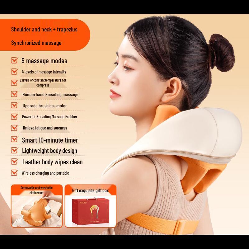 AUX Neck and Shoulder Massager with Heat Therapy