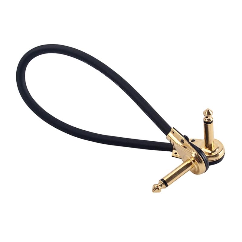 Guitar Patch Cable, 7 Inch 13 Inch Profession Guitar Effect Pedal Cable Right Angle Plug Guitar Pedalboard Connect Cable