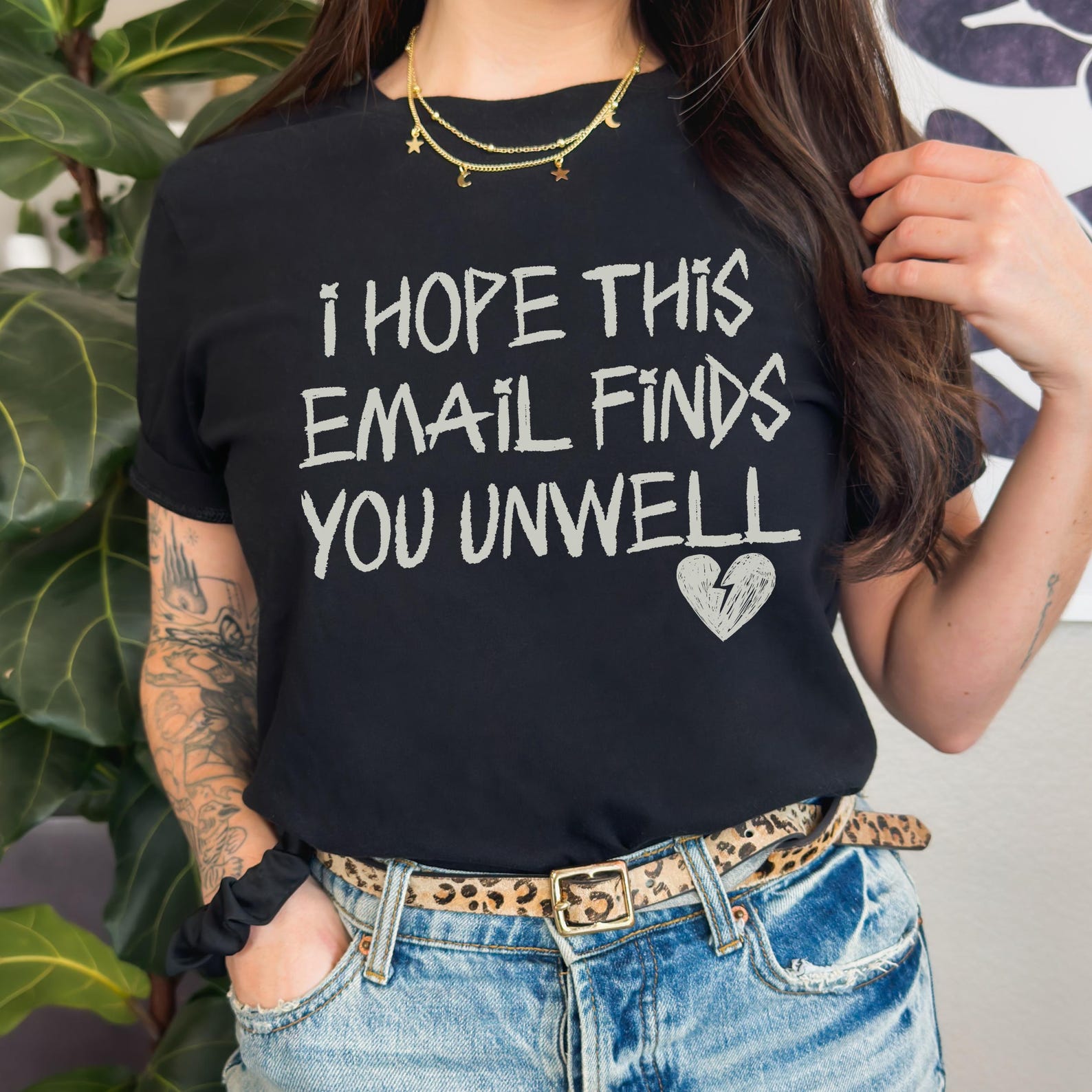 I Hope This Email Finds You Unwell Shirt | Workplace Humor, Burnout Meme, Office Gift M