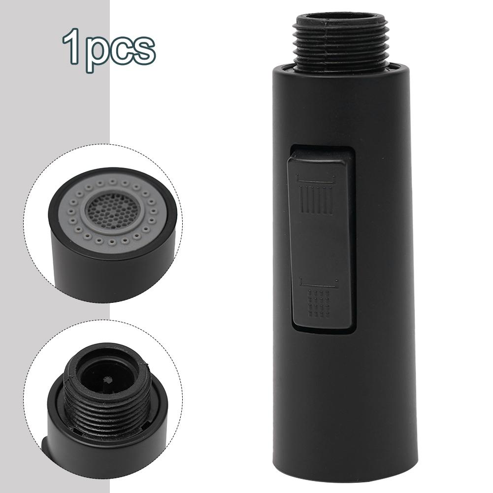 Sprühkopf Schwarz Wasserhahn Duschanschluss Größe G1/2\'\' 1 Stück
