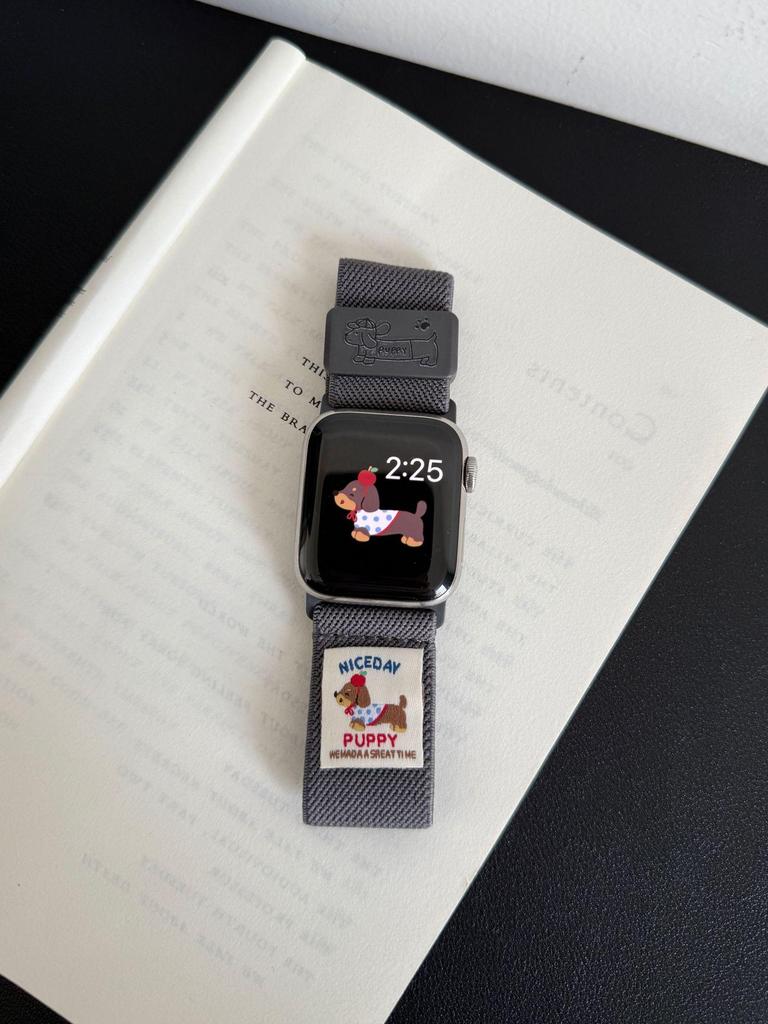 Dackel Magnetisches Nylon Uhrenarmband für Apple Watch Ultra/SE 11