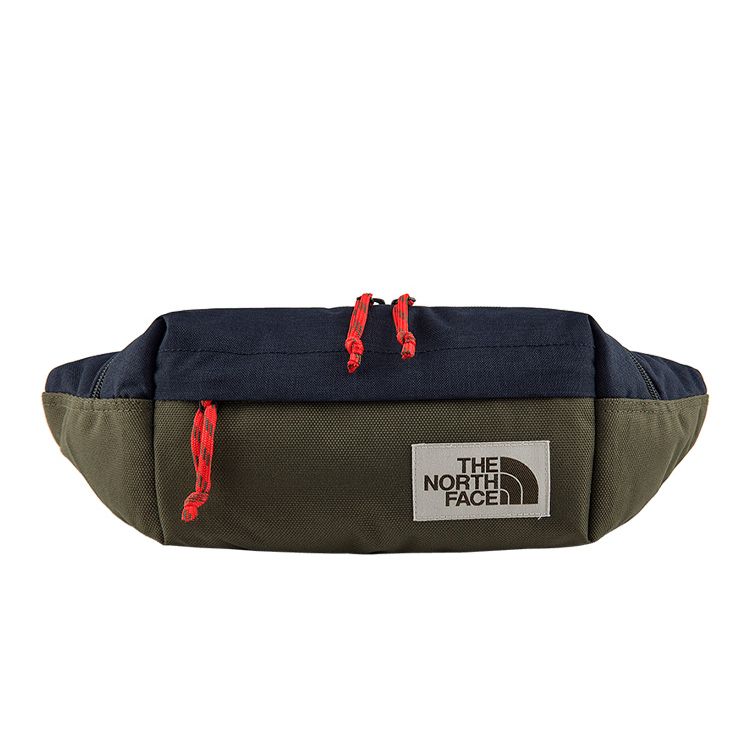 

The North Face Outdoor Sports Portable Denim Color Block Crossbody Bag Chest Bag Waist Bag Outdoor Bag Unisex Bags Army-Green 3KY6-TP5 Army Green