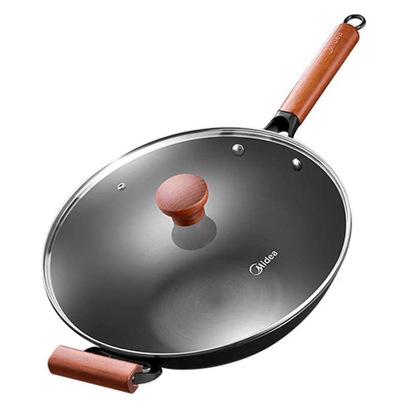 Midea Fine Iron Non-Stick Wok