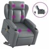VidaXL Electric Massage Recliner Chair Grey Faux Leather 3204568