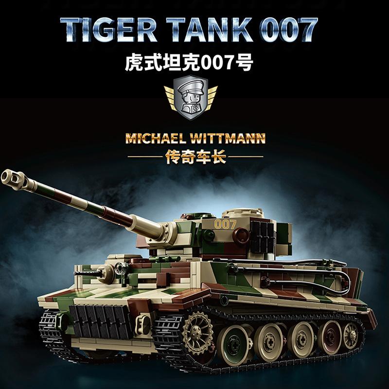 Technology PANZER IV H Tank Vehicle Bricks WWII Military Tank Model Building Blocks Toy MOC Army Tiger DIY Toy for Children Boys