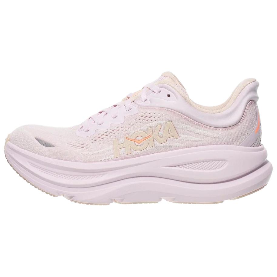 HOKA ONE ONE Bondi 9 Comfortable Versatile Durable Breathable Responsive Casual Running Shoes Women sneakers Pink 1162014-LRMT 36