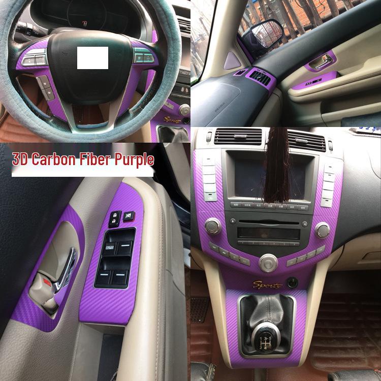 BYD S6 Carbon Fiber Gear Console Sticker - Interior Color Change Film