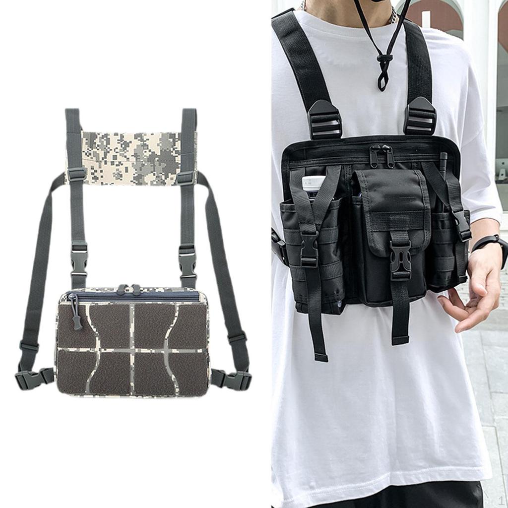 Chest Rig Bag Practical Multifunction Outdoor Pack for Hiking Fishing Travel