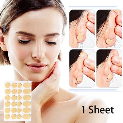 Ohrring-Stützpflaster, Ohrring-Pads, Schaumstoff-Heber, Ohrläppchen-Stützpolster, Rücken für hängende Ohren, schwere Pads, 24 Stück