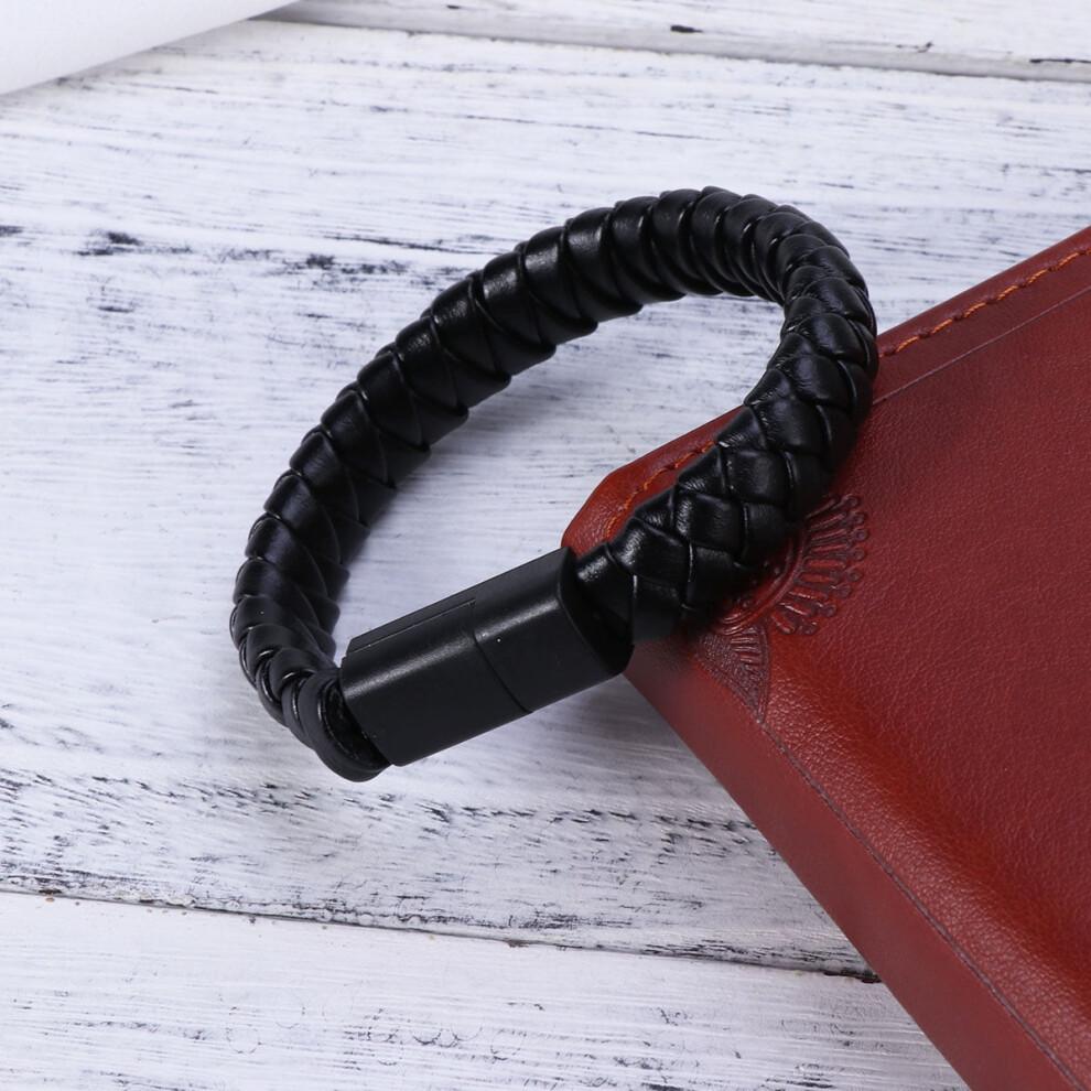 Eease USB Type-C Charging Cord Leather Bracelet Charger