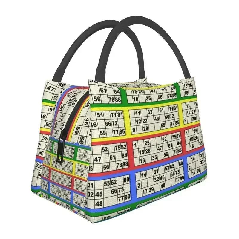 Best Play Bingo Game For Bingo Players Resuable Lunch Box Women Leakproof Cooler Thermal Food Insulated Lunch Bag lunchbag