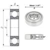 Motoforti 62/22ZZ Deep Groove Ball Bearings 22x50x14mm P4 Double Metal Seal Lubricated Bearings Car Scooter Skateboard Wheel