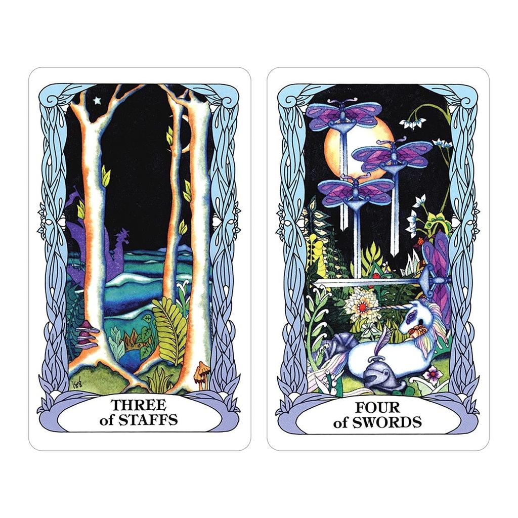 Kancharo Tarotkarten-Set eines Mondes Enthält Japanische Tarotkarten-Anleitung Beutel 78-Karten [Tarotgarten] & (Authentisch)