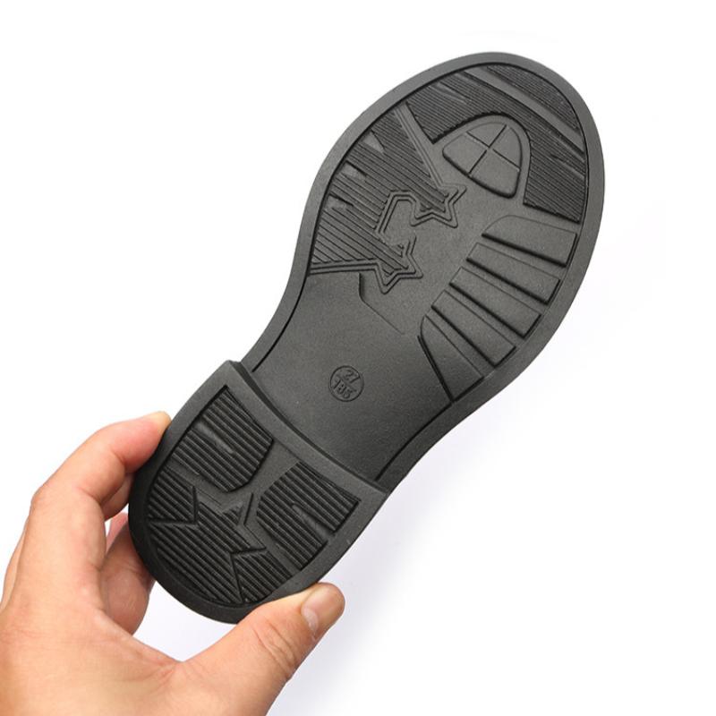 New Boys' Leather Shoes Comfortable Soft-soled Black British Performance Shoes