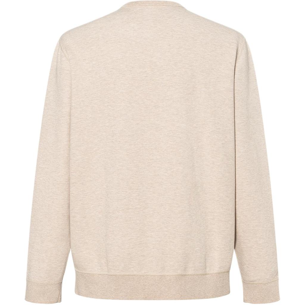 Polo Ralph Lauren Solid Color Logo Embroidered Crew Neck Pullover Long Sleeve Sweatshirt Men Sweatshirt Beige 710881519-010