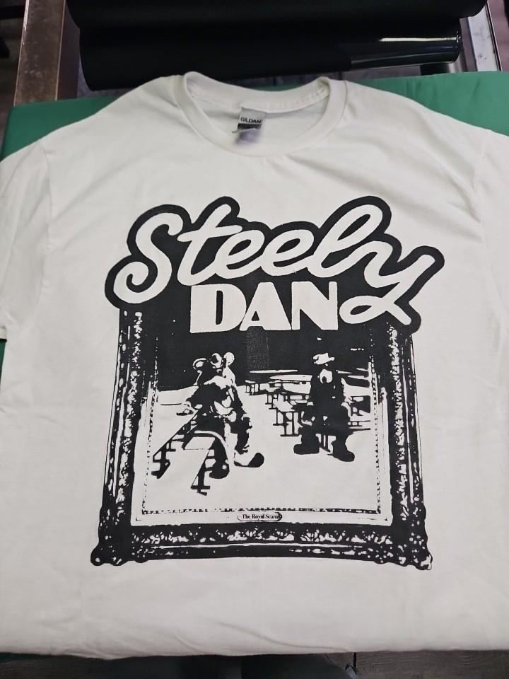 Rare! Steely Dan Cotton WHite Shirt Unisex Concert S to 5XL DO702 Unisex T-Shirt S
