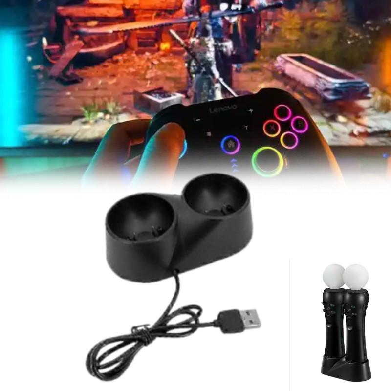 Ps4 Vr Move Motion Controllers Handle Seat Charger With Vibration Tool Feedback