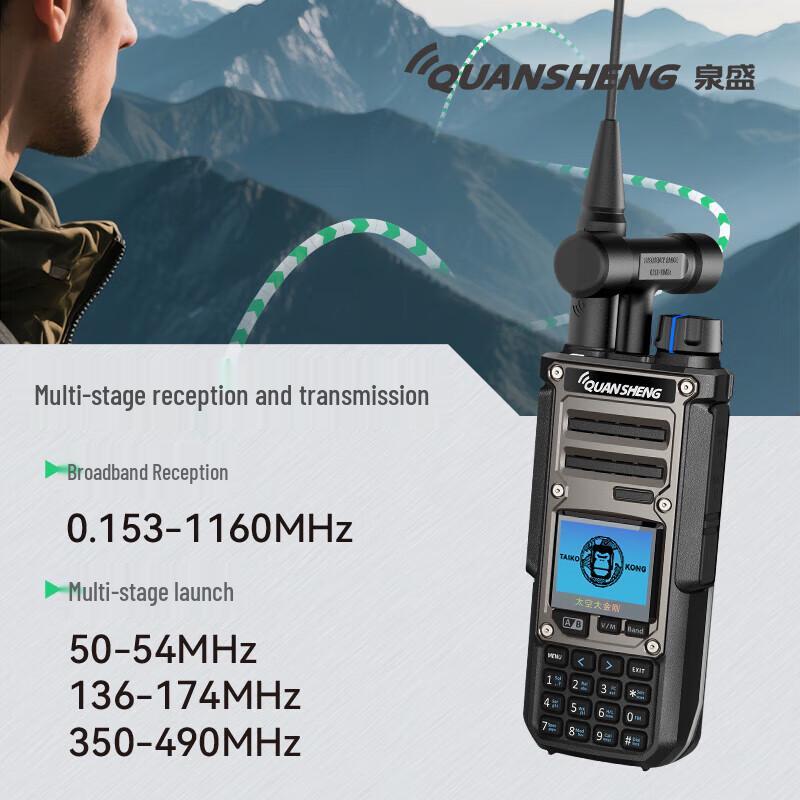 Quansheng TK11(8) Walkie-Talkie Re Kong Spaziale (Versione NC)