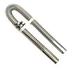Chauffage de stationnement à air diesel 60-300 cm Tuyau d'échappement en acier inoxydable Tube Tuyau de ventilation Connecteur coudé Raccord avec pince Pour voiture Camion Van