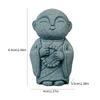Buddha Stone Statue Little Buddhist Monks Tibetan Buddhism Figurines Zen Garden Ornament Garden Buddhist Statues Aquarium Decor