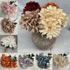 45CM Dahlia Bunch Flowers 7 Heads Fake Flowers New Dahlia Artificial Flower  Home Decor