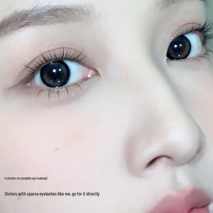 Glue-Free Baby Short 8mm Natural Sunflower False Eyelashes - Little Sunshine Edition 2025