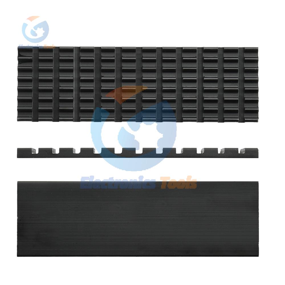 M.2 SSD NVMe Heat Sink M2 2280 Solid State Hard Disk Aluminum Heatsink Gasket with Silicone Thermal Pad 3/6MM Can Use PS5