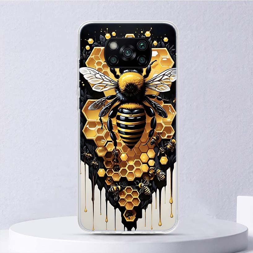 Bee Keeping Honey Animal Soft Case For Xiaomi Poco X7 X6 X5 X4 X3 Nfc F7 Ultra F6 F5 Pro Phone Cover F4 Gt F3 M5S M4 M3 M5 M6 Co