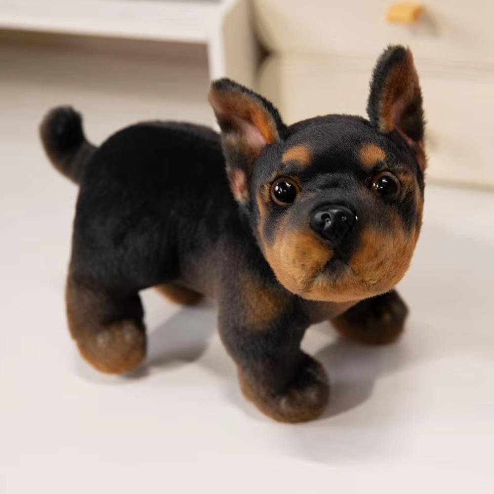 

Simulation Stand Dog Stuffed Doll Cute Pet Baggle Dog Toy French Bulldog Plush Stuffed Animal Style 7
